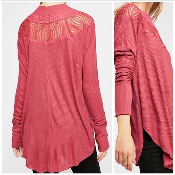 Free People Womens Spring Valley Henley Blouse S - Picture 1 of 17